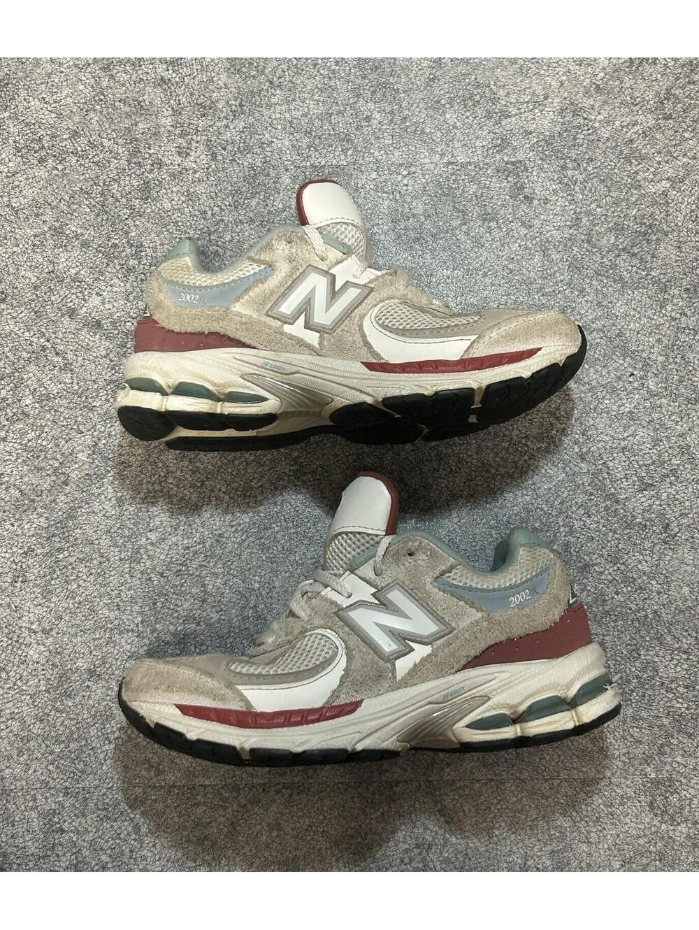 New Balance 2002R Shoes Boys Toddler Sz 13 Gray White Blue